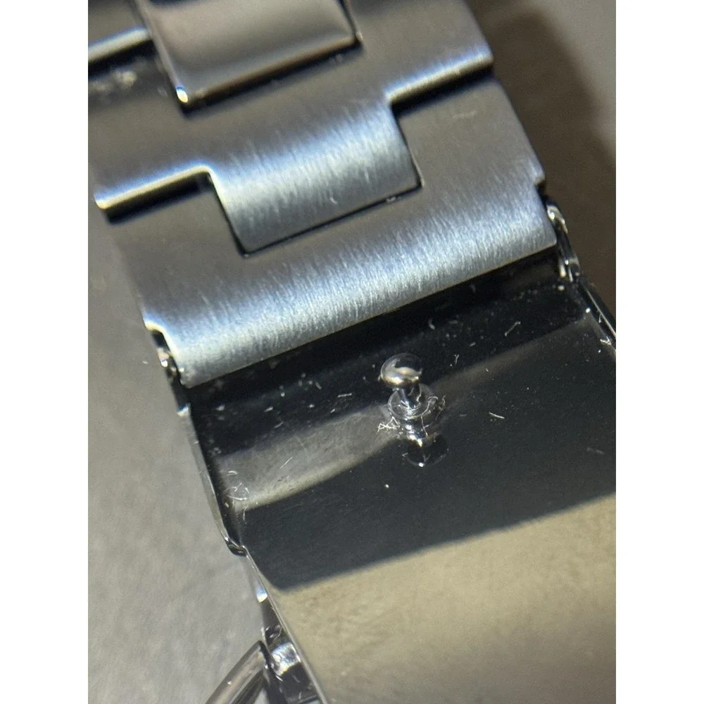 Mens Movado Bold Blue Black Quartz Wrist Watch